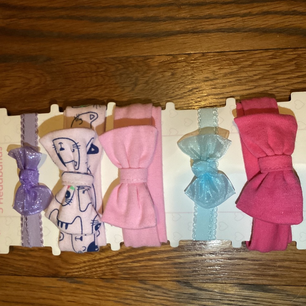 Brand new 5 baby headbands